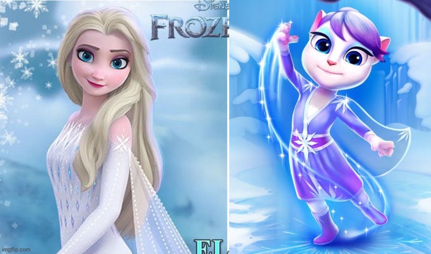 Elsa | image tagged in donkey | made w/ Imgflip meme maker