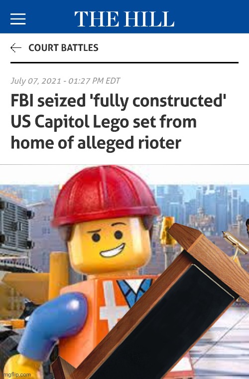 weapon of mass construction | image tagged in lego movie emmet,maga,2020 elections | made w/ Imgflip meme maker