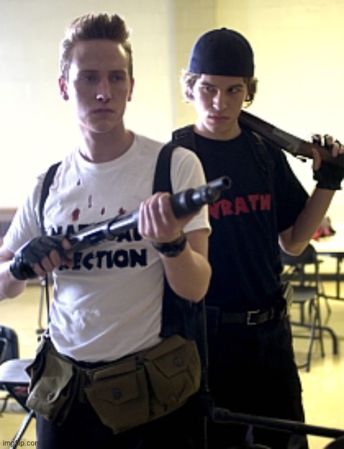 Columbine kids | image tagged in columbine kids | made w/ Imgflip meme maker