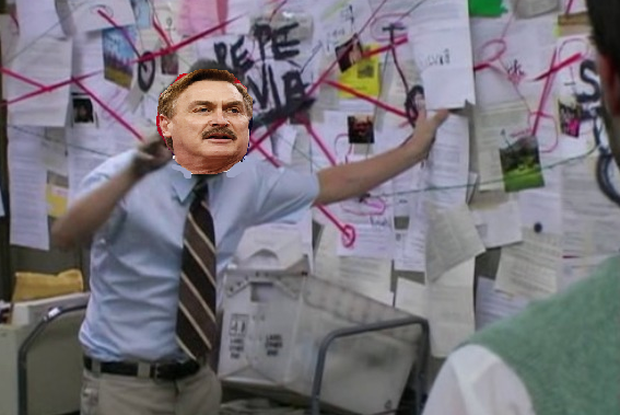 High Quality Conspiracy Mike Lindell Blank Meme Template