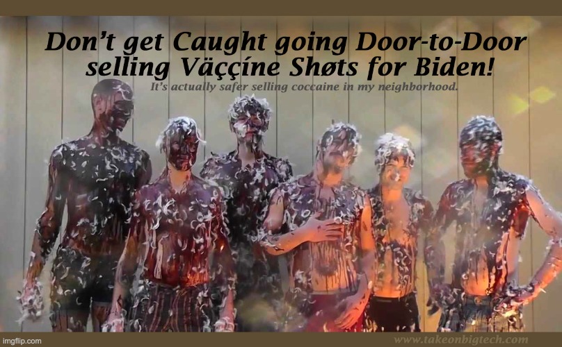 Door-to-Door Vaccine Shots | image tagged in vaccine,tar and feather | made w/ Imgflip meme maker