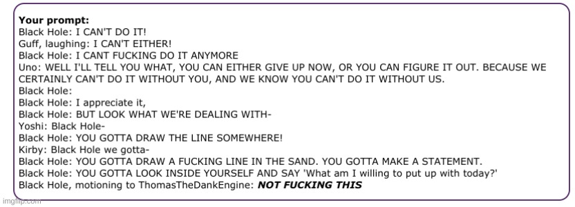 made w/ Imgflip meme maker