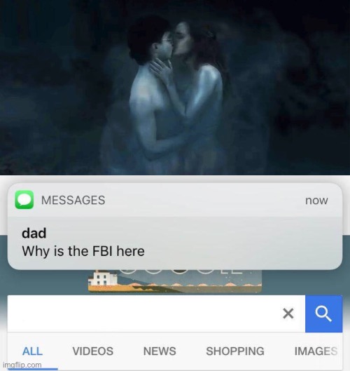 So basically I was watching Harry Potter year 1 to year 7... then In deathly hallows I almost puked X3... Harry X Hermione | image tagged in why is the fbi here | made w/ Imgflip meme maker