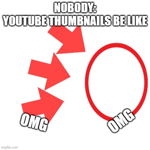 youtube thumbnails Blank Meme Template