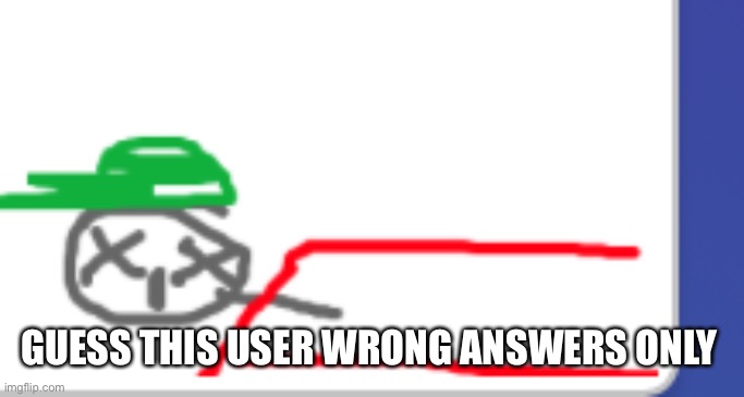 GUESS THIS USER WRONG ANSWERS ONLY | made w/ Imgflip meme maker