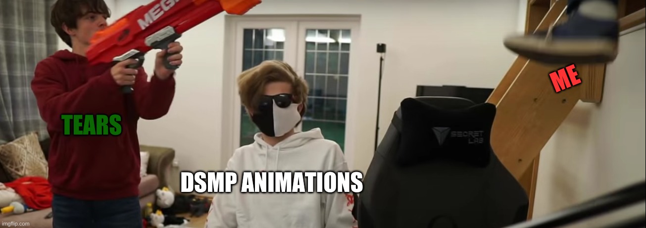 -AAAAAAAA | ME; TEARS; DSMP ANIMATIONS | image tagged in -aaaaaaaa | made w/ Imgflip meme maker