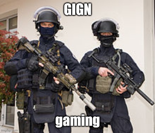 GIGN; gaming | made w/ Imgflip meme maker