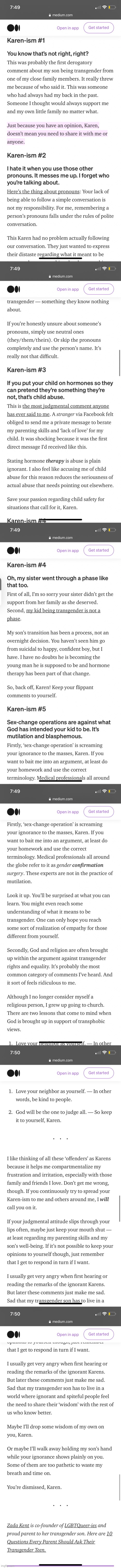 Just an article I found on transphobic Karens | image tagged in transgender,transphobic,karen | made w/ Imgflip meme maker