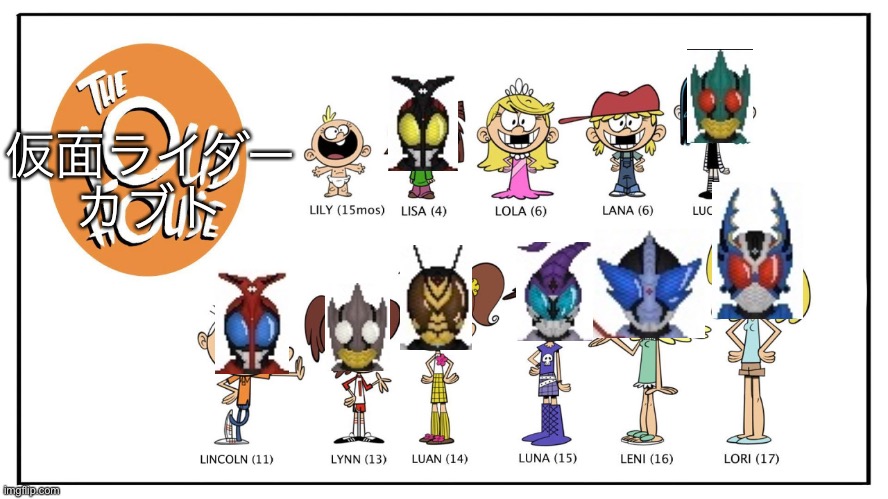 ZECT Riders (The Loud House Style) | 仮面ライダー
カブト | image tagged in the loud house | made w/ Imgflip meme maker