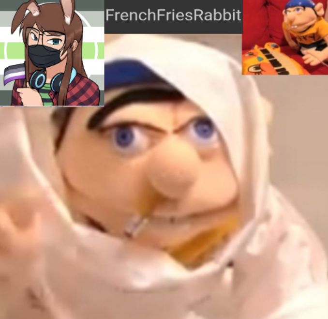 High Quality FrenchFriesRabbit updated Jeffy template Blank Meme Template
