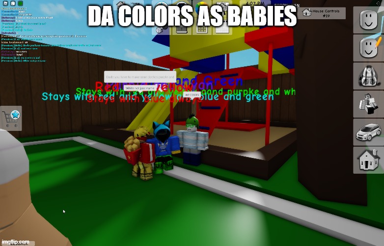 DA COLORS AS BABIES | made w/ Imgflip meme maker