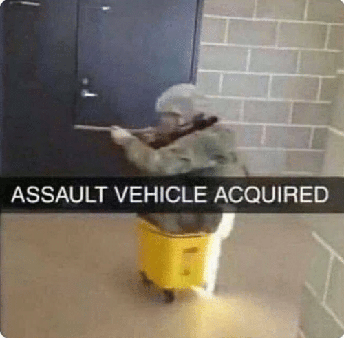 ASSAULT VEHICLE ACQURIED Blank Meme Template