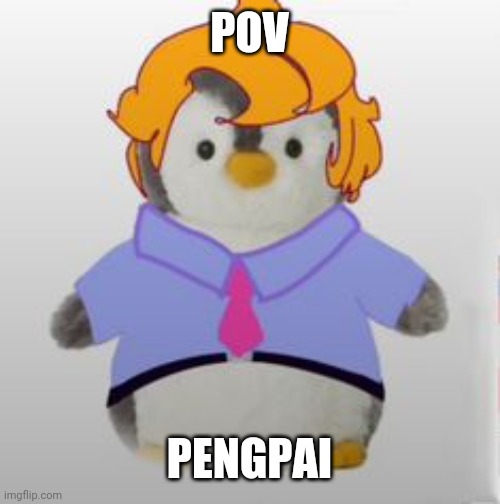 Penguin Pai | POV; PENGPAI | image tagged in penguin pai | made w/ Imgflip meme maker