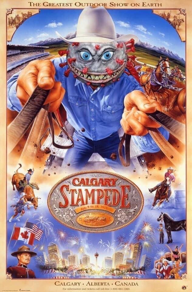 High Quality Calgary Stampede 2021 Blank Meme Template