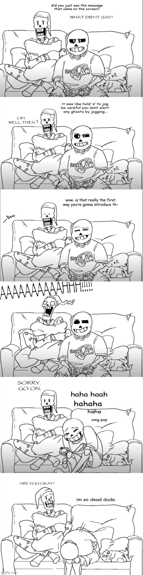 WHEEZE (But still, is Sans okay?) | image tagged in is sans okay | made w/ Imgflip meme maker