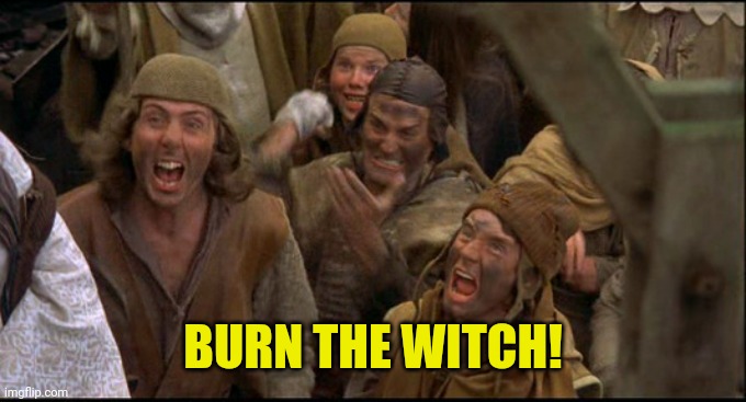 Burn the Witch! | BURN THE WITCH! | image tagged in burn the witch | made w/ Imgflip meme maker