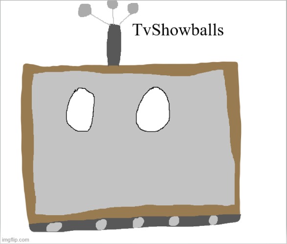 The Logo for TvShowballs if anyone is interested | image tagged in polandball | made w/ Imgflip meme maker