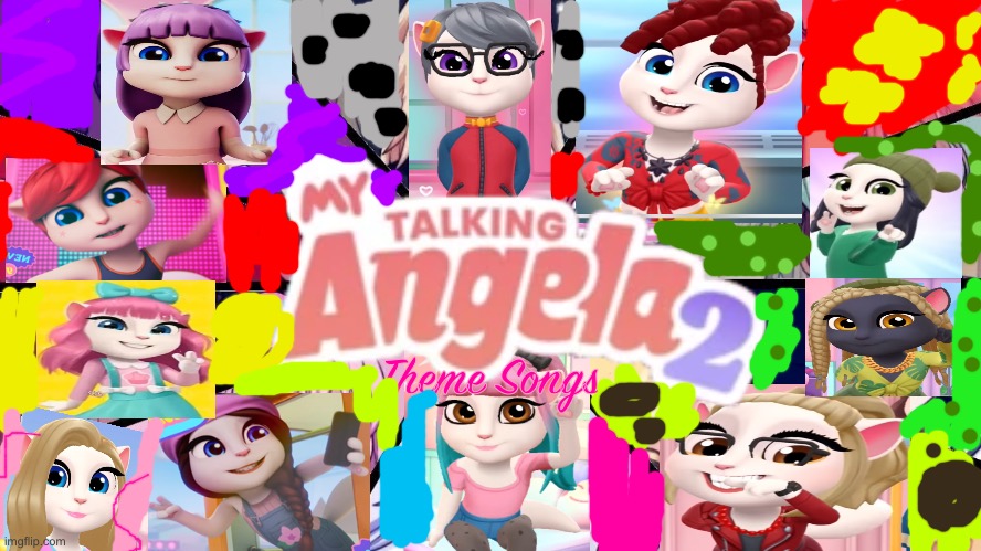 My Talking Angela 2 Songs | Theme Songs | made w/ Imgflip meme maker