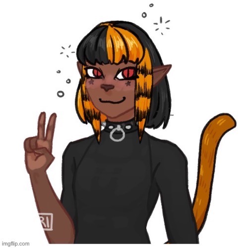 Tillie (Can be found in picrew library) | image tagged in tillie | made w/ Imgflip meme maker