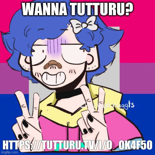 bluehonu picrew 4 | WANNA TUTTURU? HTTPS://TUTTURU.TV/I/O_0K4F50 | image tagged in bluehonu picrew 4 | made w/ Imgflip meme maker