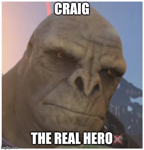 Craig Halo | CRAIG; THE REAL HERO | image tagged in craig halo | made w/ Imgflip meme maker