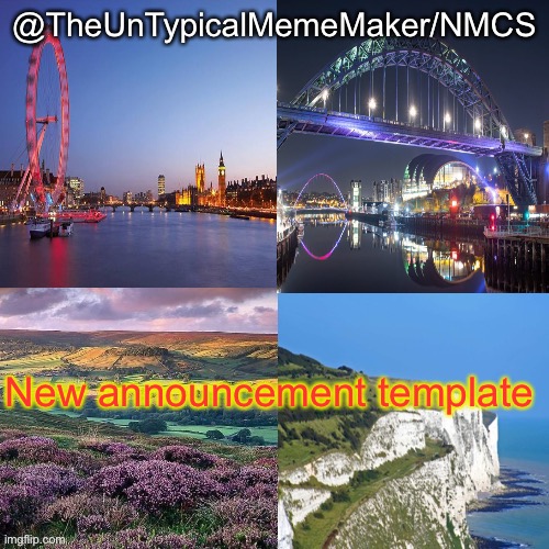 NMCS announcement template v.2 | New announcement template | image tagged in nmcs announcement template v 2 | made w/ Imgflip meme maker