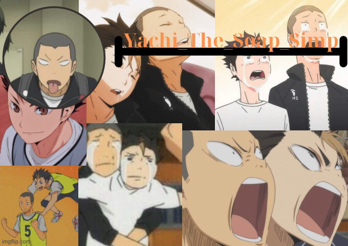 Yachi's Nishnoya and Tanaka temp Blank Meme Template