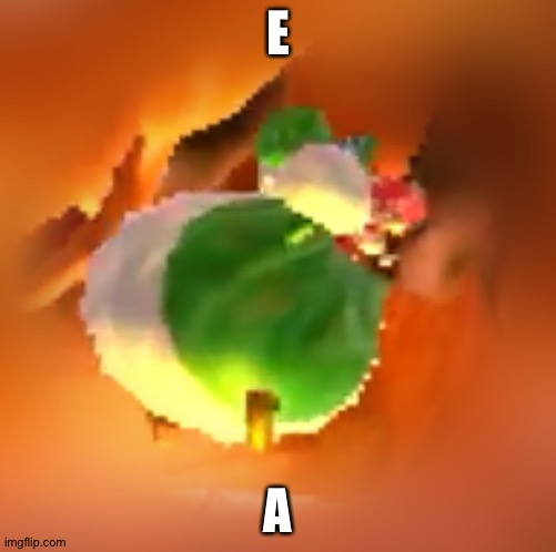 THICC YOSHI | E; A | image tagged in thicc yoshi | made w/ Imgflip meme maker