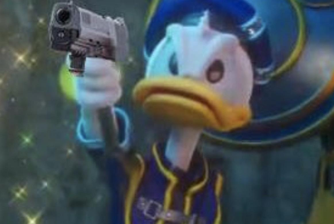 angry donald duck Blank Meme Template