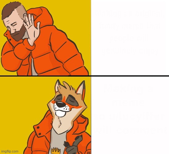 Furry Drake | image tagged in furry drake | made w/ Imgflip meme maker