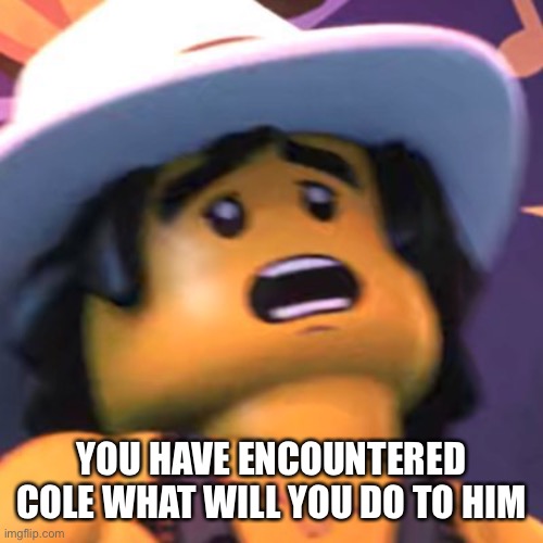 Cole | YOU HAVE ENCOUNTERED COLE WHAT WILL YOU DO TO HIM | image tagged in cole | made w/ Imgflip meme maker