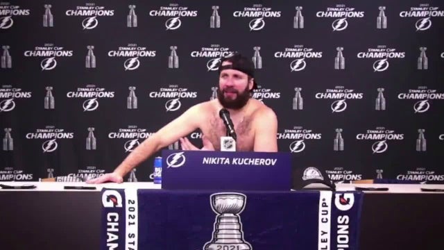 Nikita Kucherov number one bullshit Blank Meme Template