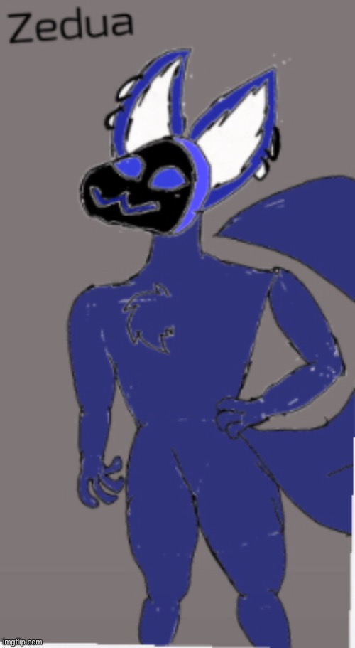 One of my Protogen fursonas- if y’all are interested she could be up for offer with a red sheet | image tagged in furry | made w/ Imgflip meme maker