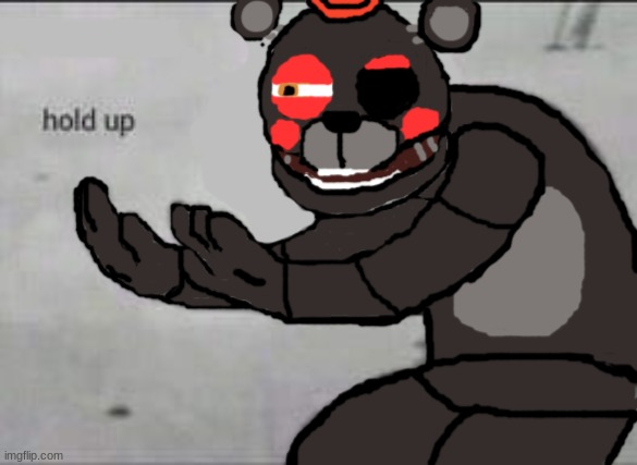 Lefty hold up Blank Meme Template