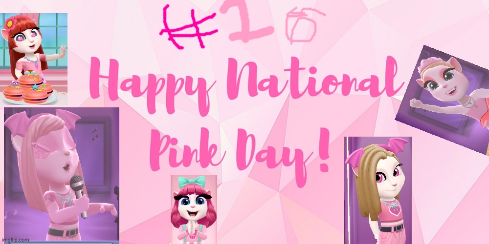Pink Day Hoshi Hzuki | image tagged in woman yelling at cat | made w/ Imgflip meme maker