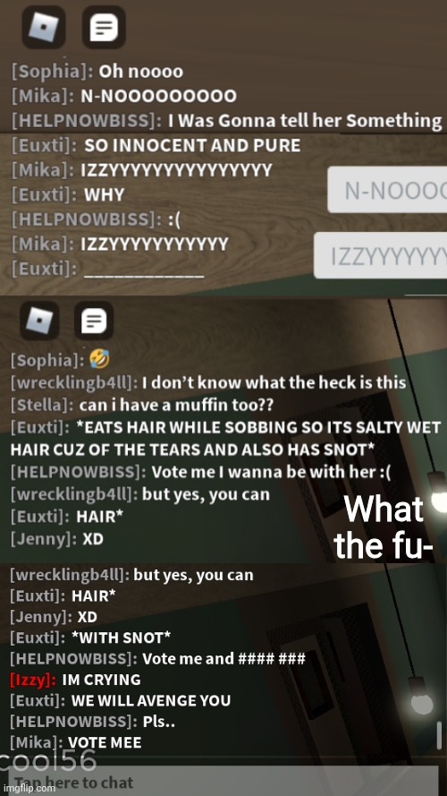 What the fu- | made w/ Imgflip meme maker