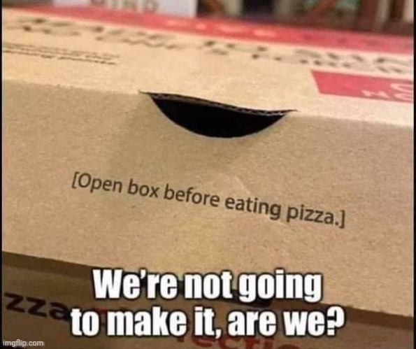 It's not looking good... | image tagged in pizza,box,instructions,funny,repost | made w/ Imgflip meme maker