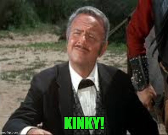 Harvey Korman Kinky | KINKY! | image tagged in harvey korman kinky | made w/ Imgflip meme maker