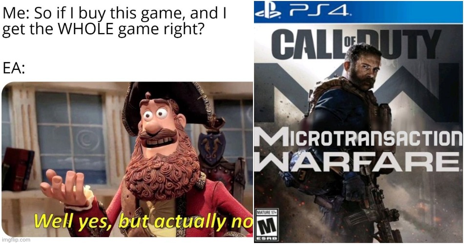 EA be like: | image tagged in gaming,ea,microorganisms the | made w/ Imgflip meme maker