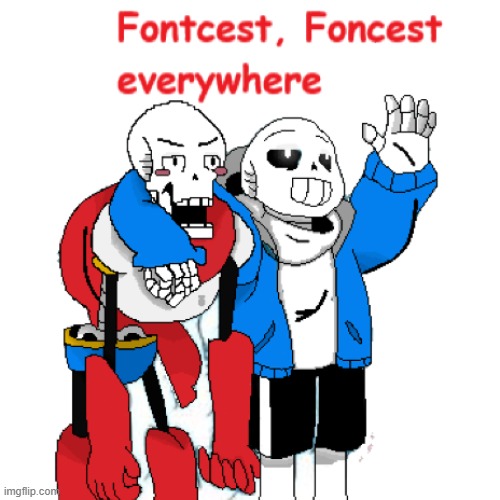 I colored it. Do I regret it? No. Did it take an EXTREMELY long time? yes | image tagged in undertale,x x everywhere,sans,papyrus,ship,disgustang | made w/ Imgflip meme maker