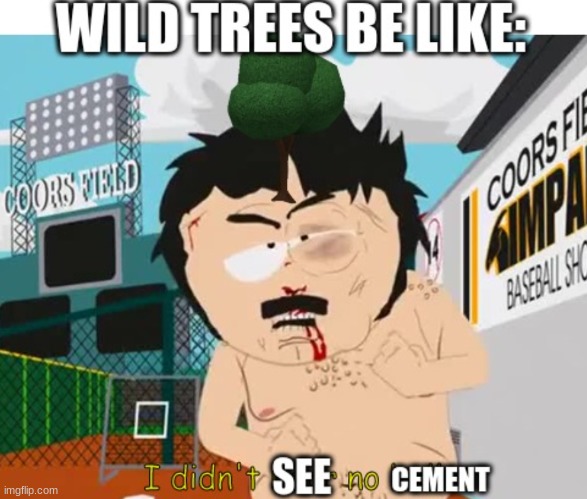 They break right through it | image tagged in memes,dank memes,nature,south park,funny memes,funny | made w/ Imgflip meme maker