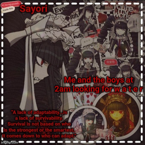 Celestia Temp | Me and the boys at 2am looking for w a t e r | image tagged in celestia temp | made w/ Imgflip meme maker