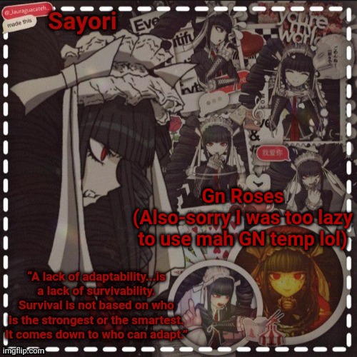 Celestia Temp | Gn Roses
(Also-sorry I was too lazy to use mah GN temp lol) | image tagged in celestia temp | made w/ Imgflip meme maker