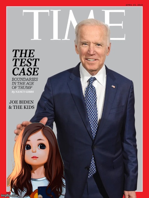 Joe Biden & the kids. | image tagged in joe biden,creepy joe biden,biden,biden - will you shut up man | made w/ Imgflip meme maker