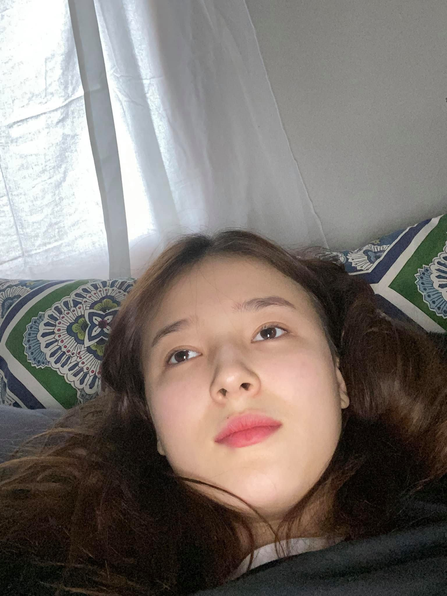 Momoland Nancy staring at the ceiling Blank Meme Template