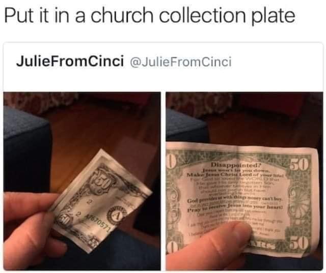 Church collection plate Blank Meme Template