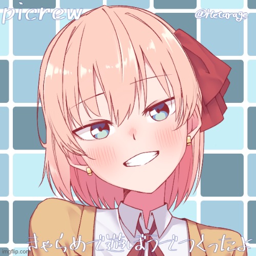 Picrew time | image tagged in sayori,sephiroth is best doki | made w/ Imgflip meme maker