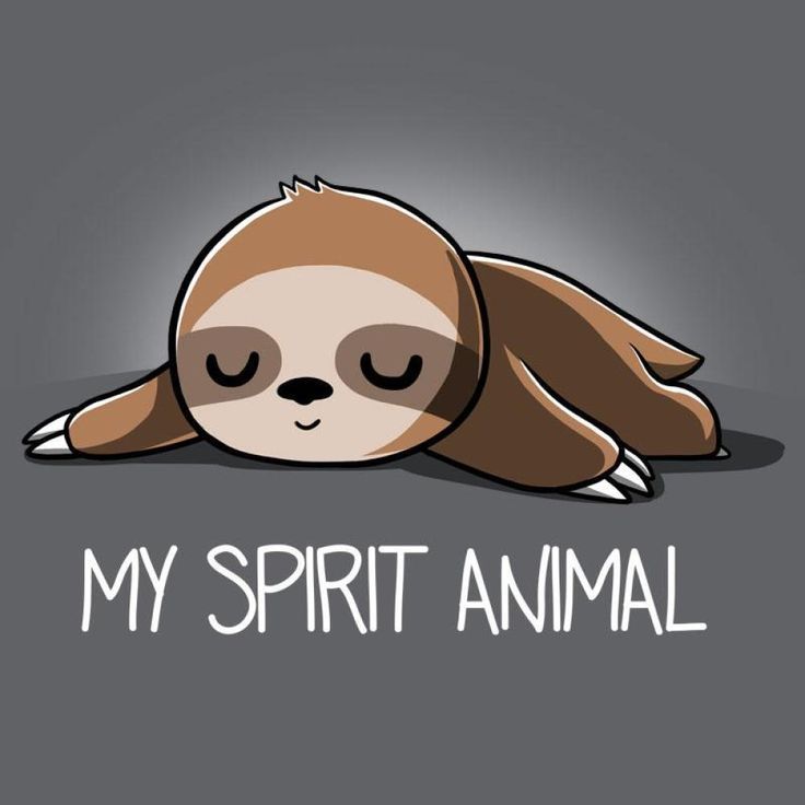 High Quality Anime sloth my spirit animal Blank Meme Template