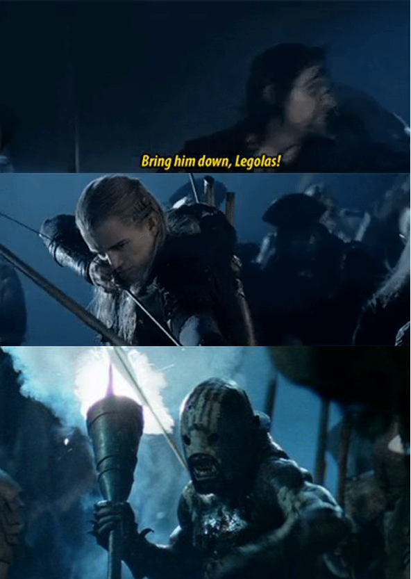 Bring him down Legolas Blank Meme Template