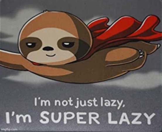 Anime sloth lazy | image tagged in anime sloth lazy | made w/ Imgflip meme maker